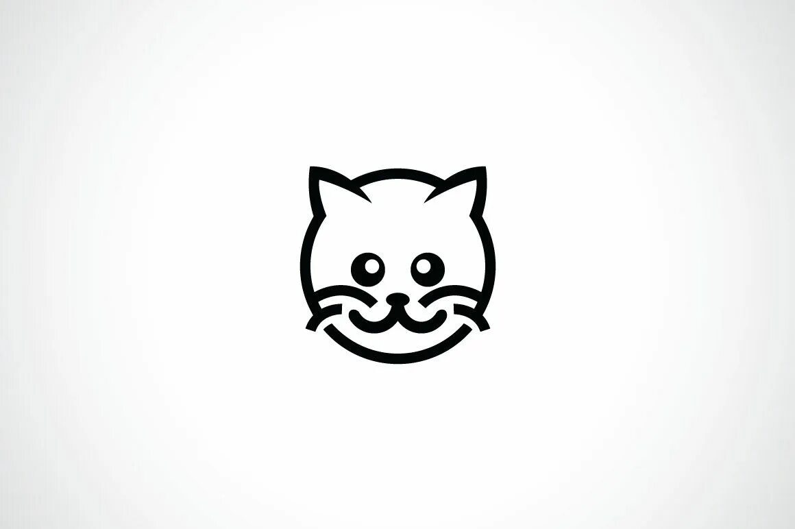 Round cat. Логотип кошка. Морда кота логотип. Котик мордашка Минимализм. Кошка иконка.