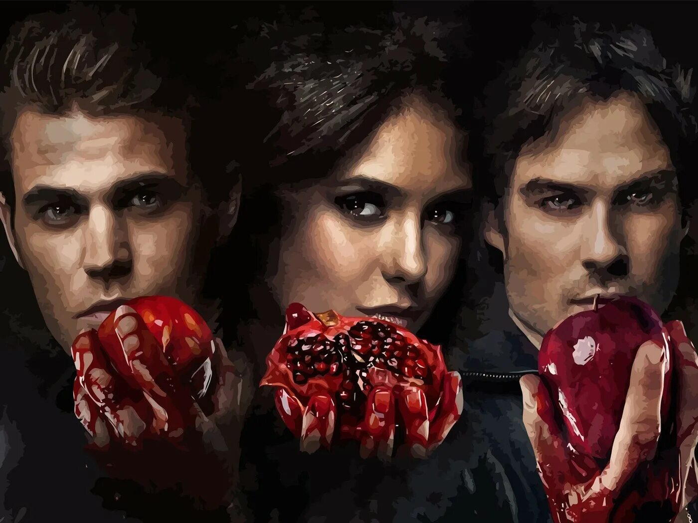 The vampire diaries in english. Дневники вампира 2009.