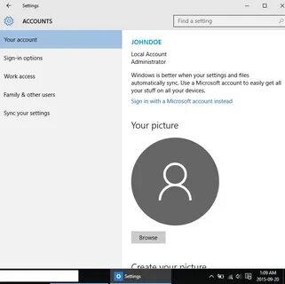 Как сделать учетную запись локальной windows 10