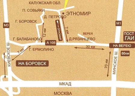Калужская как добраться