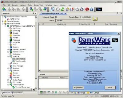 Dameware control