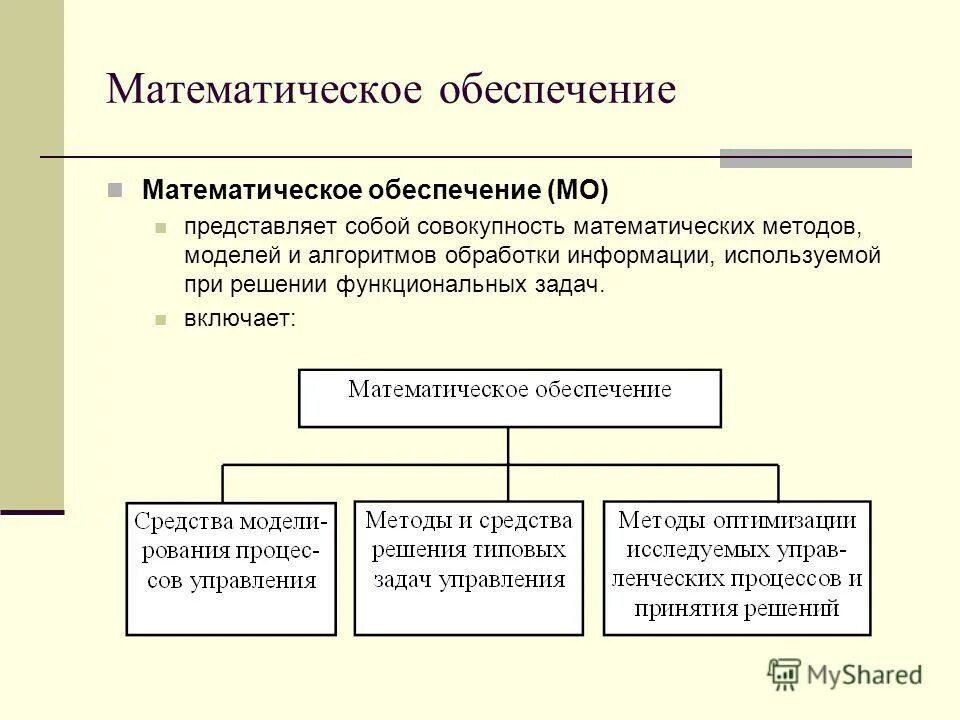 Совокупность в математике. Алгоритм математического обеспечения. Совокупность математических методов моделей алгоритмов. Совокупность математических методов моделей алгоритмов. Требования к математическому обеспечению.