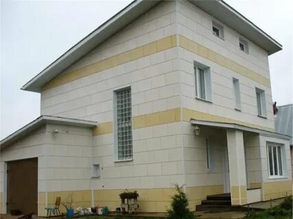 Фасад из газобетона