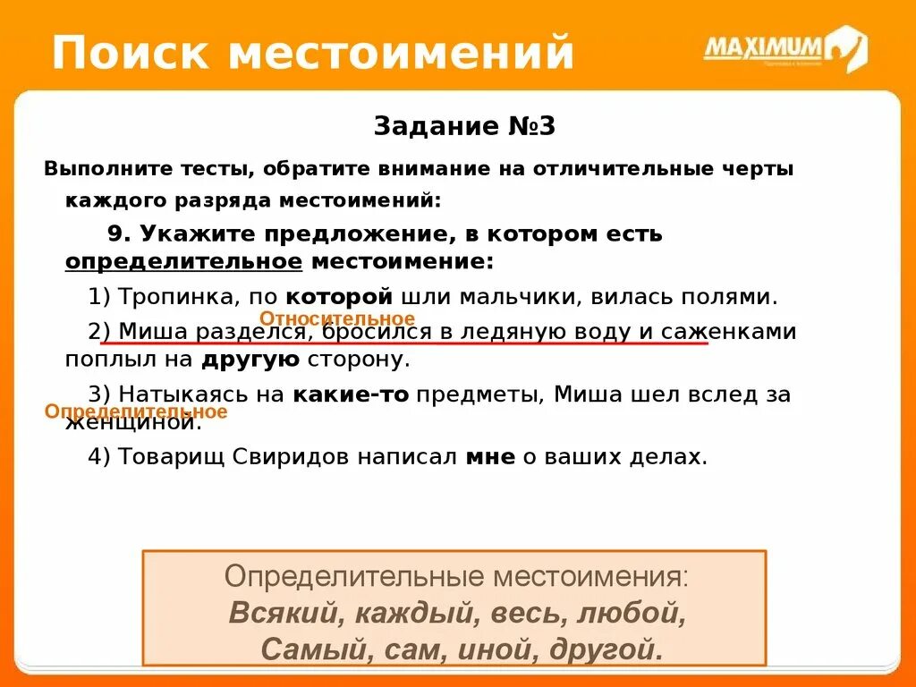 Написать 10 предложений с местоимением. Определительные местоимения задания. Предложения с определительными местоимениями. Упражнения на тему определительные местоимения. Разряды местоимений задания.