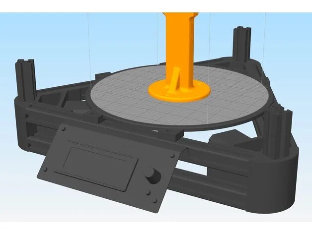 Anycubic stl. Anycubic kossel plus чертеж.