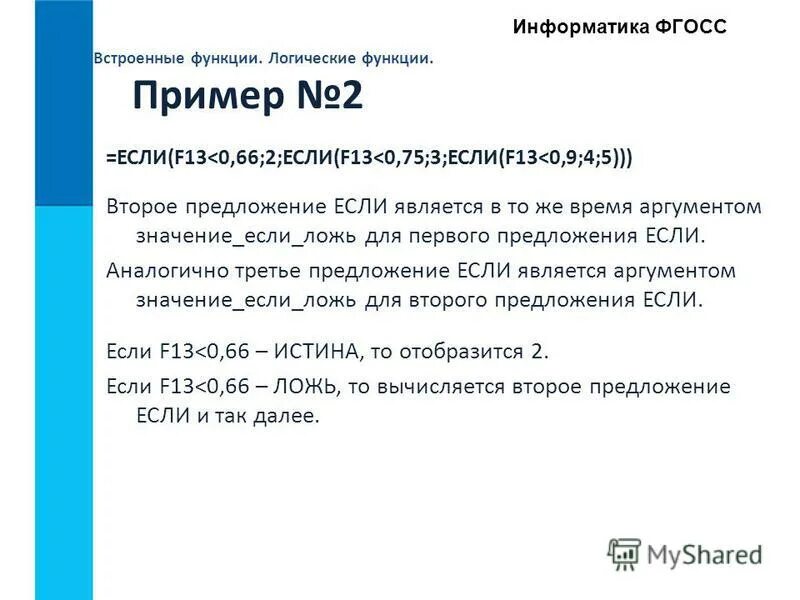 Информатика 10 класс функции