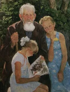 Прадед и внучка