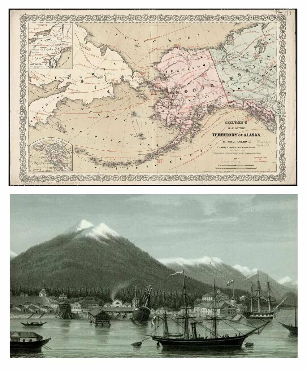 Новоархангельск Аляска 19 век. Карта России 19 века с Аляской. Аляска на карте России 19 век. Аляска русская Америка. 1 продажа аляски россией сша