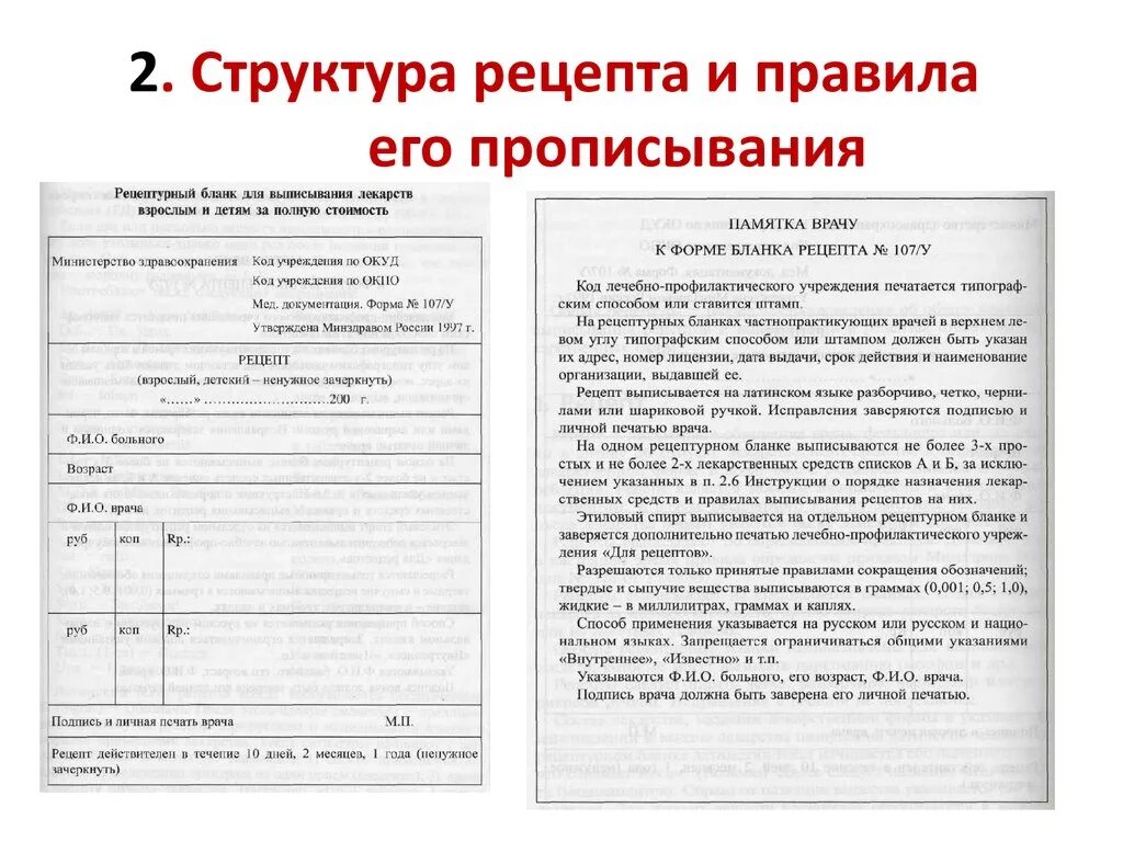 Рецептурные бланки 107-1/у. Формы рецептурных бланков правила выписывания и оформления. Рецепт структура формы рецептурных бланков. Правило выписывания рецепта.