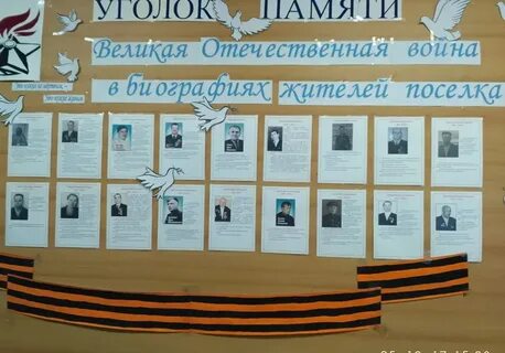 Уголок памяти