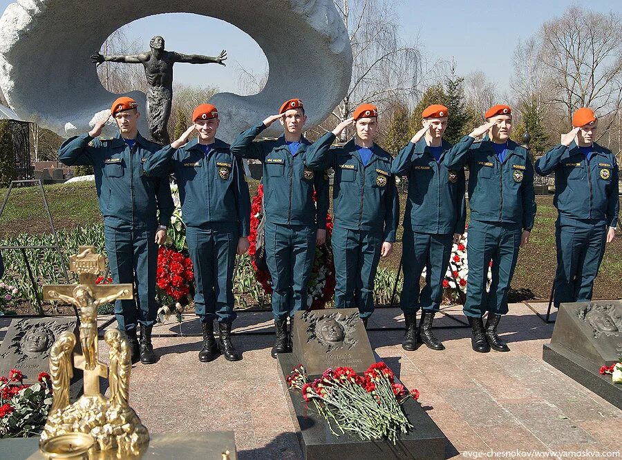 Как выглядели пожарные после тушения чаэс Fragment of Monument To Firefighters Who Participated in Liquidation of Conseque
