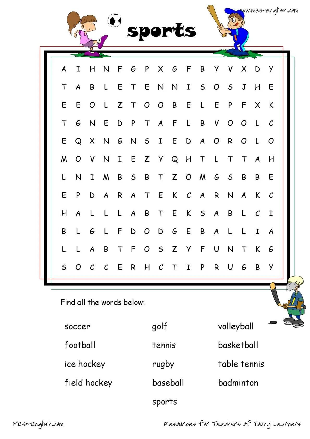 1 find the sports. Sports Wordsearch. Sports Vocabulary Wordsearch Puzzle ответы. Sport Worksheets Wordsearch. Word search Sports.