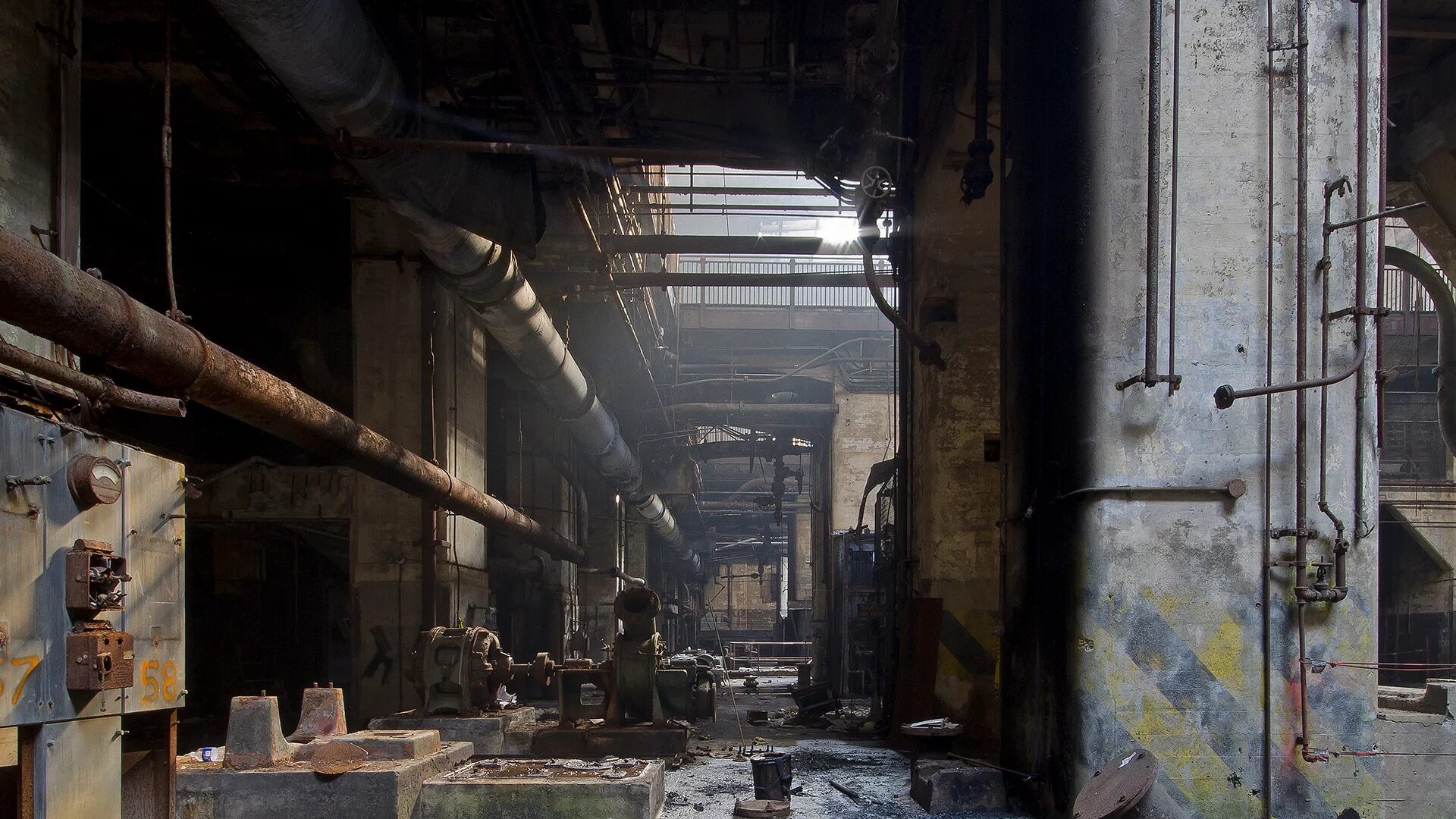 Inside factory