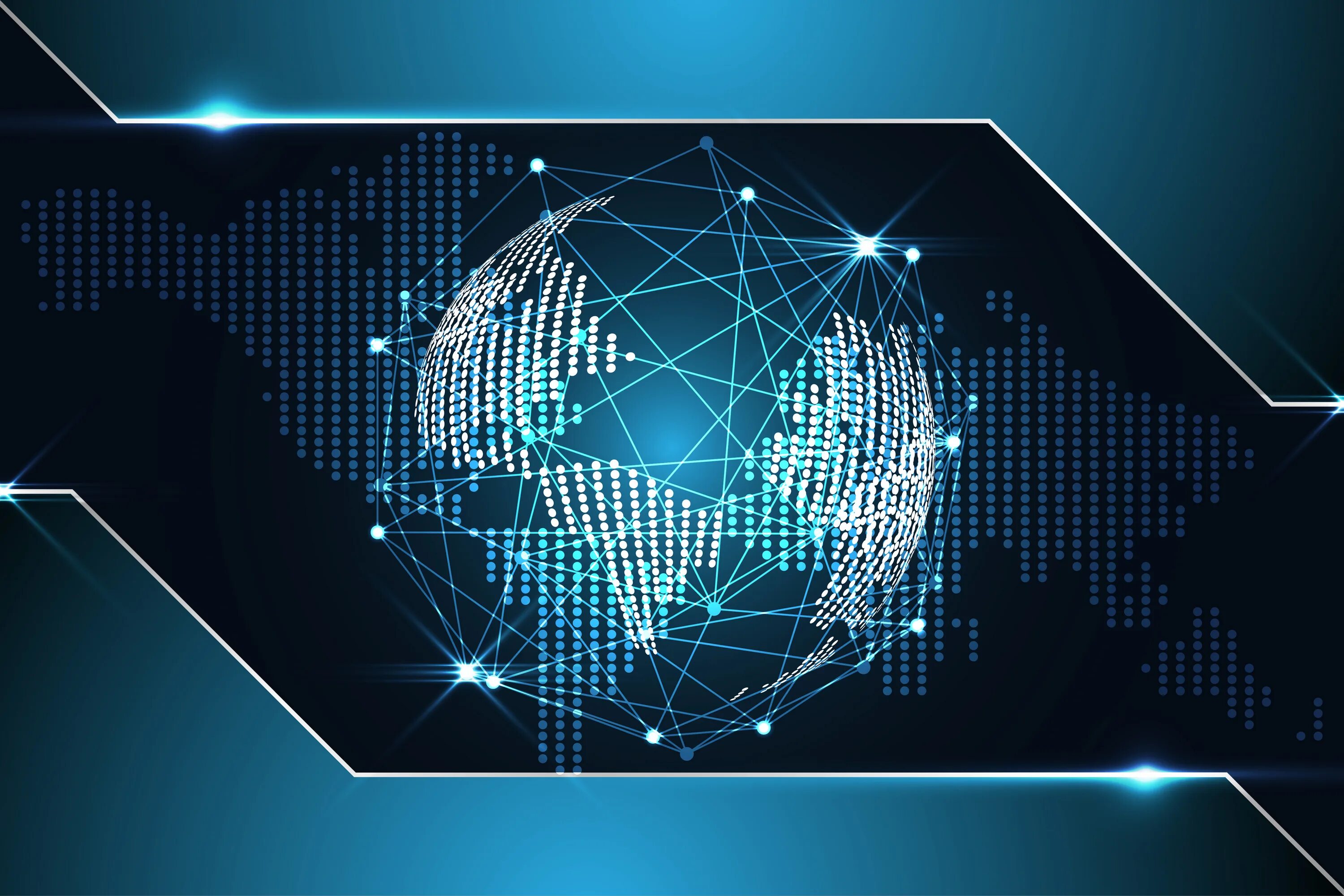 Высокие технологии на карте. Фон мир. World map technology. Digital карта. Технологичный фон.