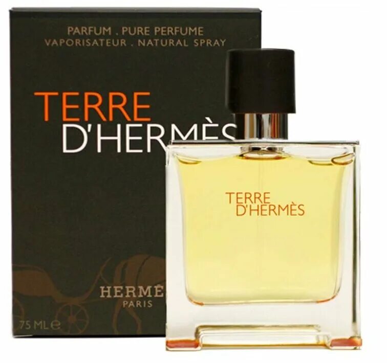 Сколько стоит гермес. Hermes Terre men Parfum 75 ml. Hermes Terre d'Hermes 75. Terre d'Hermes парфюмерная вода для мужчин. Hermes Terre d'Hermes мужские.