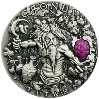 Niue Island CRONUS - GOD OF TIME and HARVEST series GREEK TITANS Silver Coi...