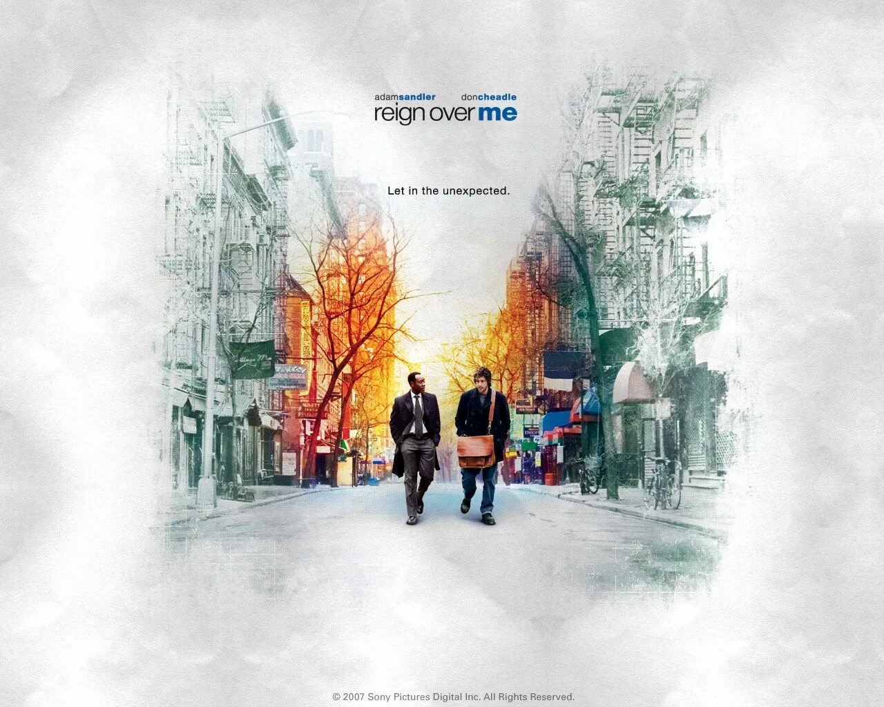 Reign over me. Опустевший город Постер.