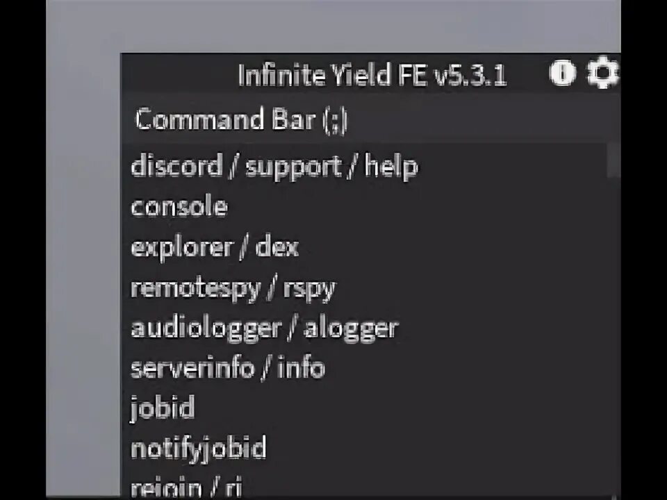 Yield script. Infinite Yield. Infinite Yield Roblox script. Infinite Yield script. Infinite Yield скрипт на РОБЛОКС.