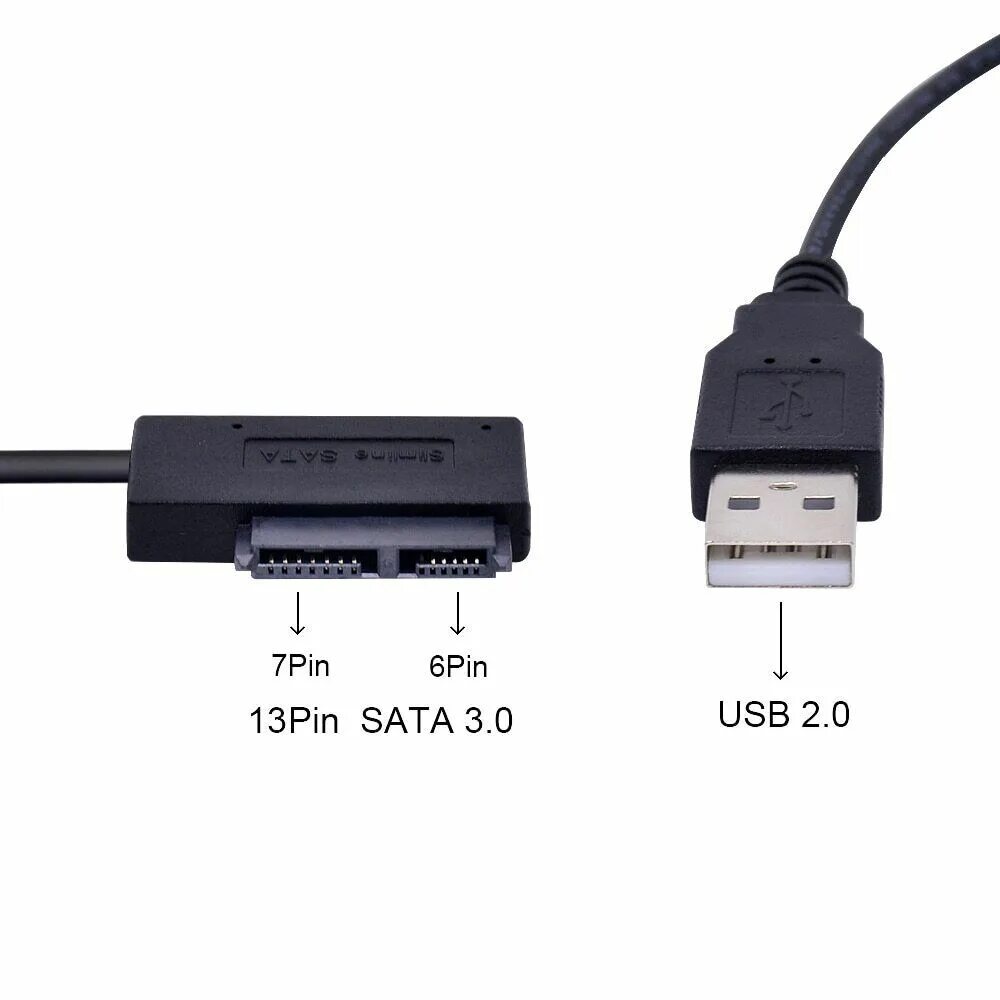 Питание usb ноутбук. Адаптер USB 2,0 К Mini SATA II 7 + 6 13pin кабель. Мини SATA II 7 + 6 13pin. Кабель USB SATA Slimline. Кабель адаптер Micro SATA 7+6 C USB.