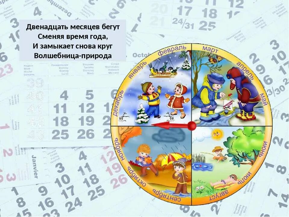 12 Месяцев календарь. Год и месяцы. Виды календарей для детей. 12 Месяцев в году.