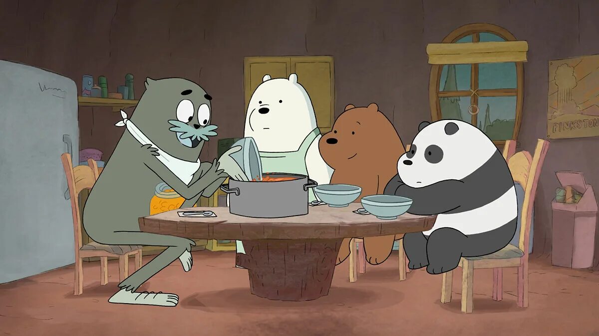 братья медведи сериал. мультфильм we bare bears.