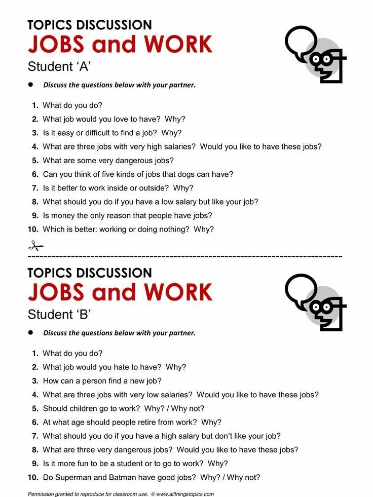 Professions speaking. Jobs speaking activities. говорение worksheets. discussion questions for kids. jobs вопросы.