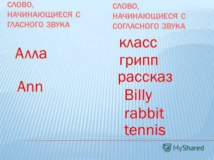 Слова начинающиеся с номера