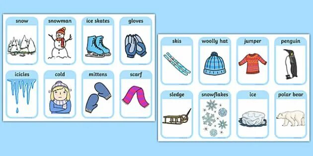 Snow words