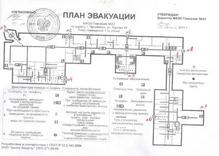План гимназии