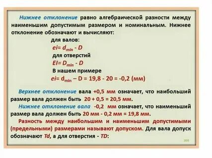 Может ли допуск на размер быть отрицательным