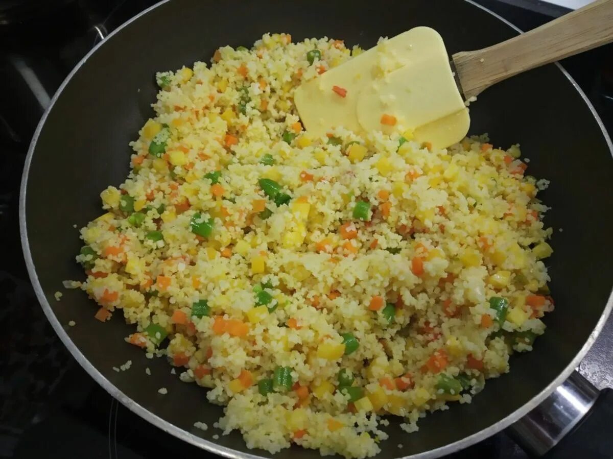 Кус-кус с овощами и творожным сыром - Рецепты - Hochland