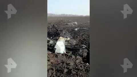 Сбитый самолет на кубани