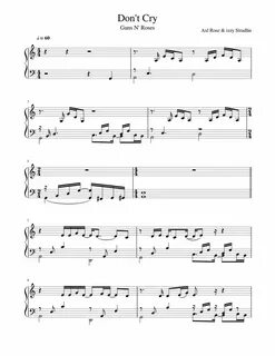 Don t cry guns n roses текст