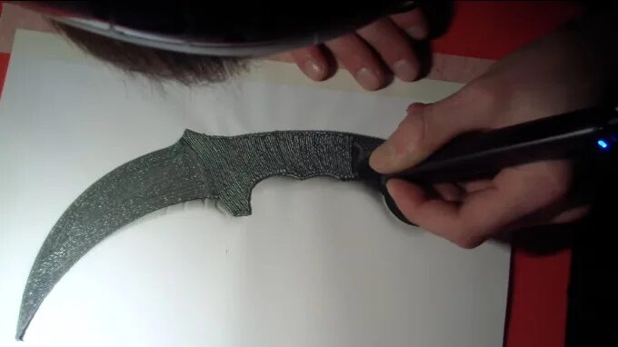 3д керамбит. Нож керамбит 3д ручкой. нож 3d ручка из амонгас. керамбит 3d ручкой. нож керамбит из 3д ручки.