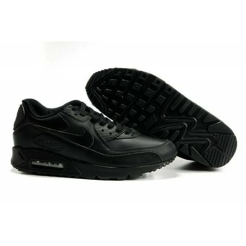 Найки кожаные черные. Nike Air Max 90 Leather. Nike Air Max Black. Nike Air Max 90 кожаные. Nike Air Max 90 женские черные.