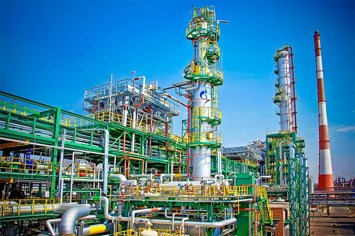 Газовая промышленность. Нефтегазовая отрасль. Газовые тэс. Промышленная газовая электростанция. Канюсята завод спг.
