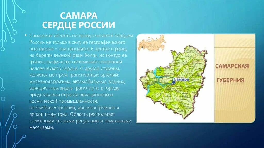 Самарская область сердце России. Самарская Губерния сердце России. Географическое положение Самары. Самарская область сердце России презентация.