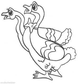 Раскраски Гусь - распечатать для детей, скачать бесплатно ✏ Детский класс - разв