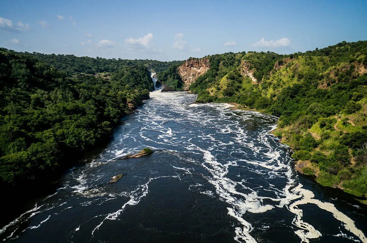 Воды восточной африки. Река Кагера в Африке.