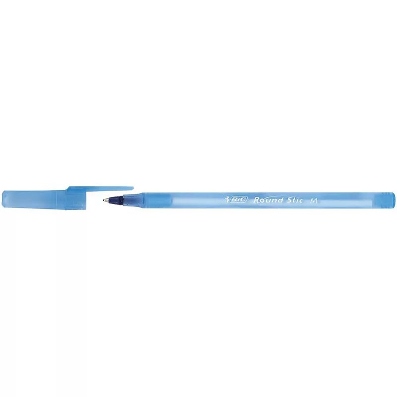 Ручка шариковая BIC Round Stic (0.4мм, синий цвет чернил) (921403). Ручка шариковая BIC раунд стик синяя, 921403,0,4 мм. Ручка шариковая BIC "Round Stic" синяя, 1,0мм. Ручка шариковая BIC раунд стик синяя, 921403,0,32 мм. Round stick