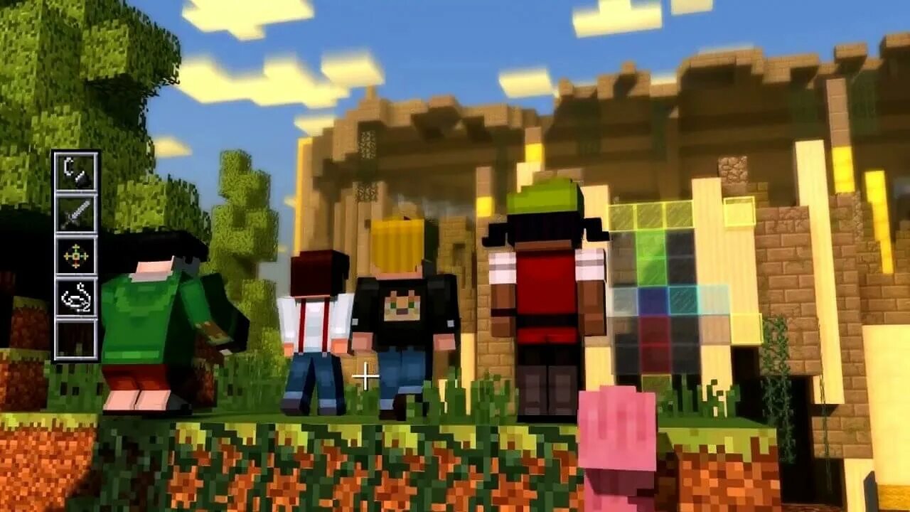 Minecraft story mode стив. Майнкрафте эпизод 1. Майнкрафте эпизод 1. Майнкрафт story mode. Minecraft story mode 1 эпизод.