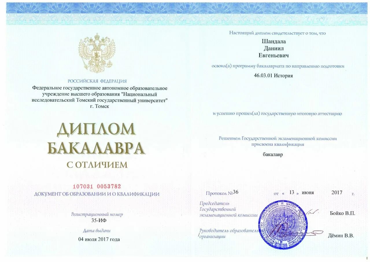 Квалификация бакалавр юриспруденции