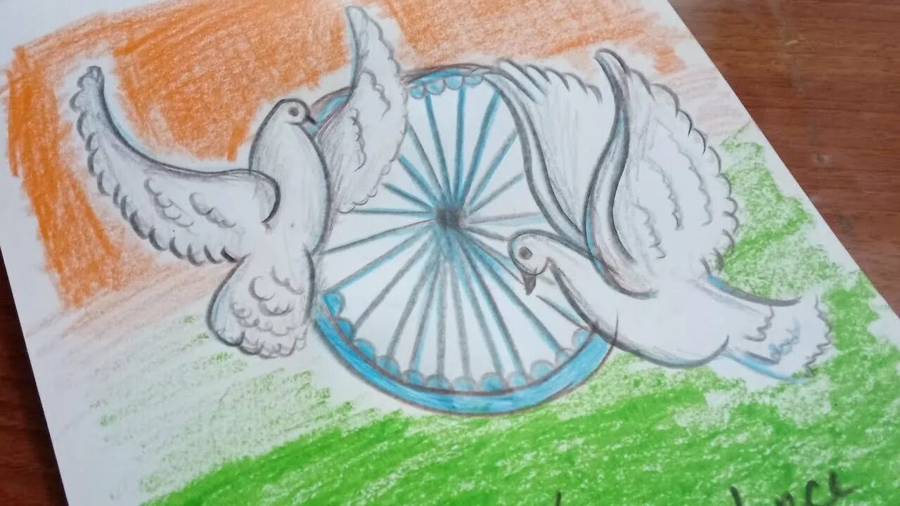 день независимости рисунки детей.