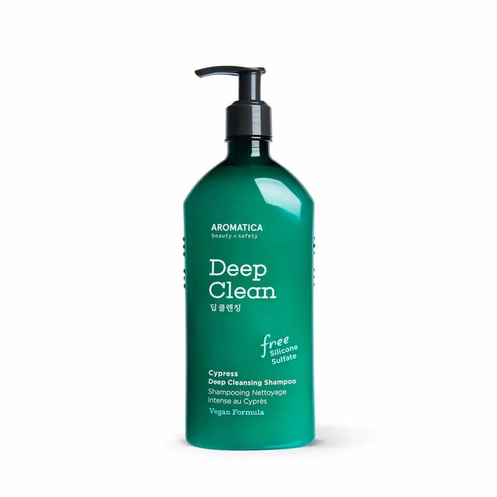 Aromatica шампунь. АРМ шампунь Cypress Deep Cleansing Shampoo 400ml. Aromatica корейский шампунь.