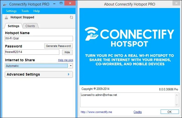 Hotspot 90 градусов. Connectify pro. бесплатная альтернатива connectify hotspot.