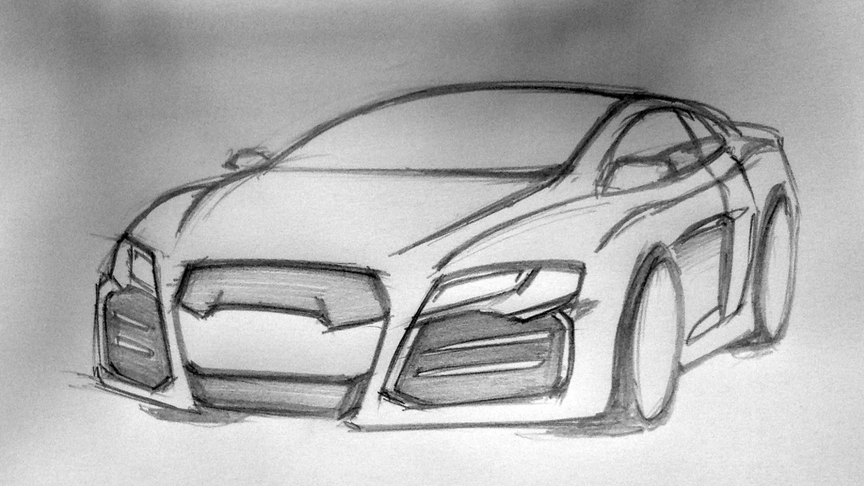 Машина карандашом. Автомобиль рисунок. Рисунок машины карандашом. Машины для срисовки.