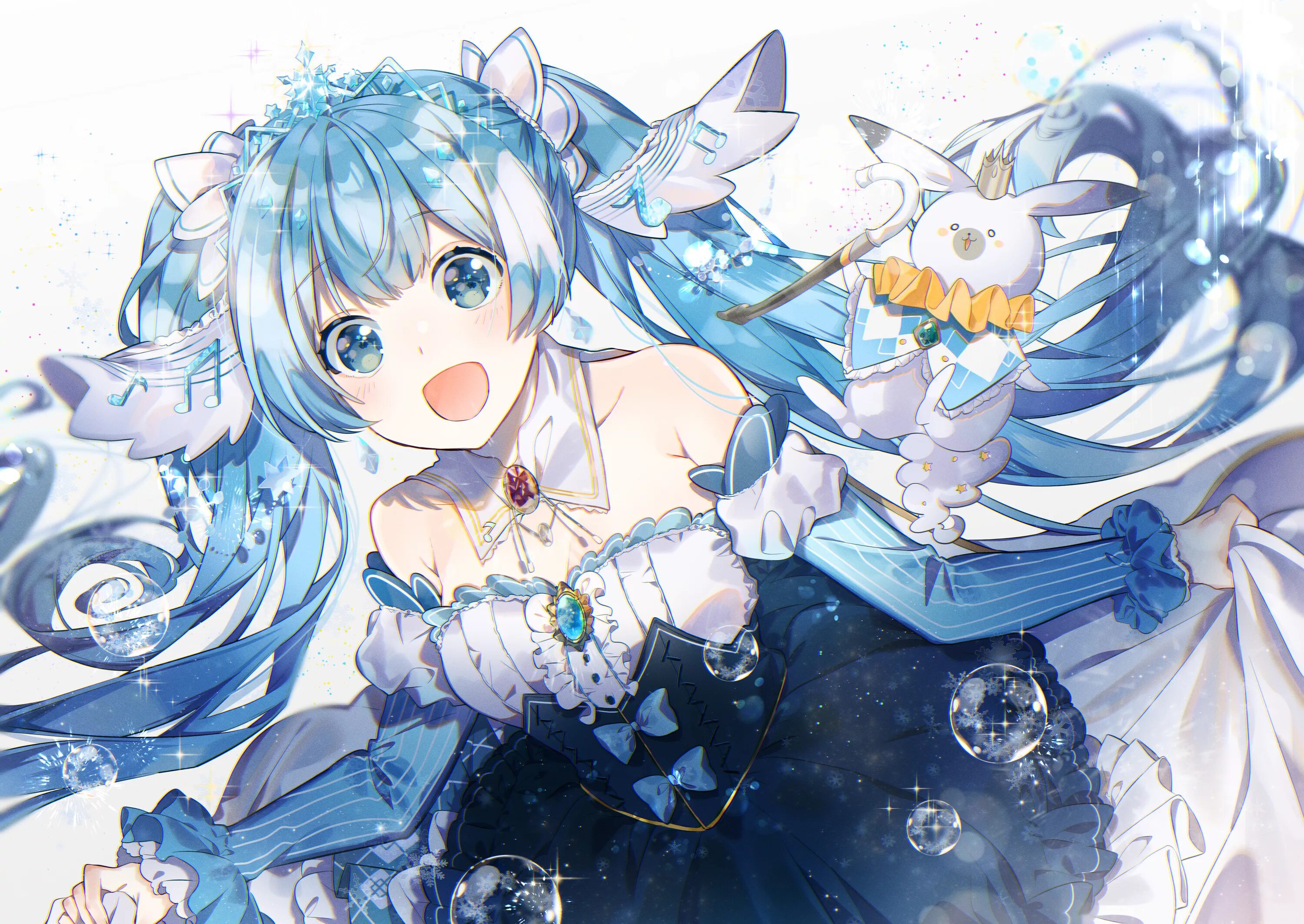 Хатсуне мику кролик. Snow Miku 2019. Хатсунэ Мику Снежная принцесса. Snow Miku 2019 концерт. Hatsune Miku Snow 2023.