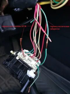 Подключение туманок тойота