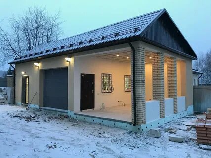 Проекты гаражей из пеноблоков проекты