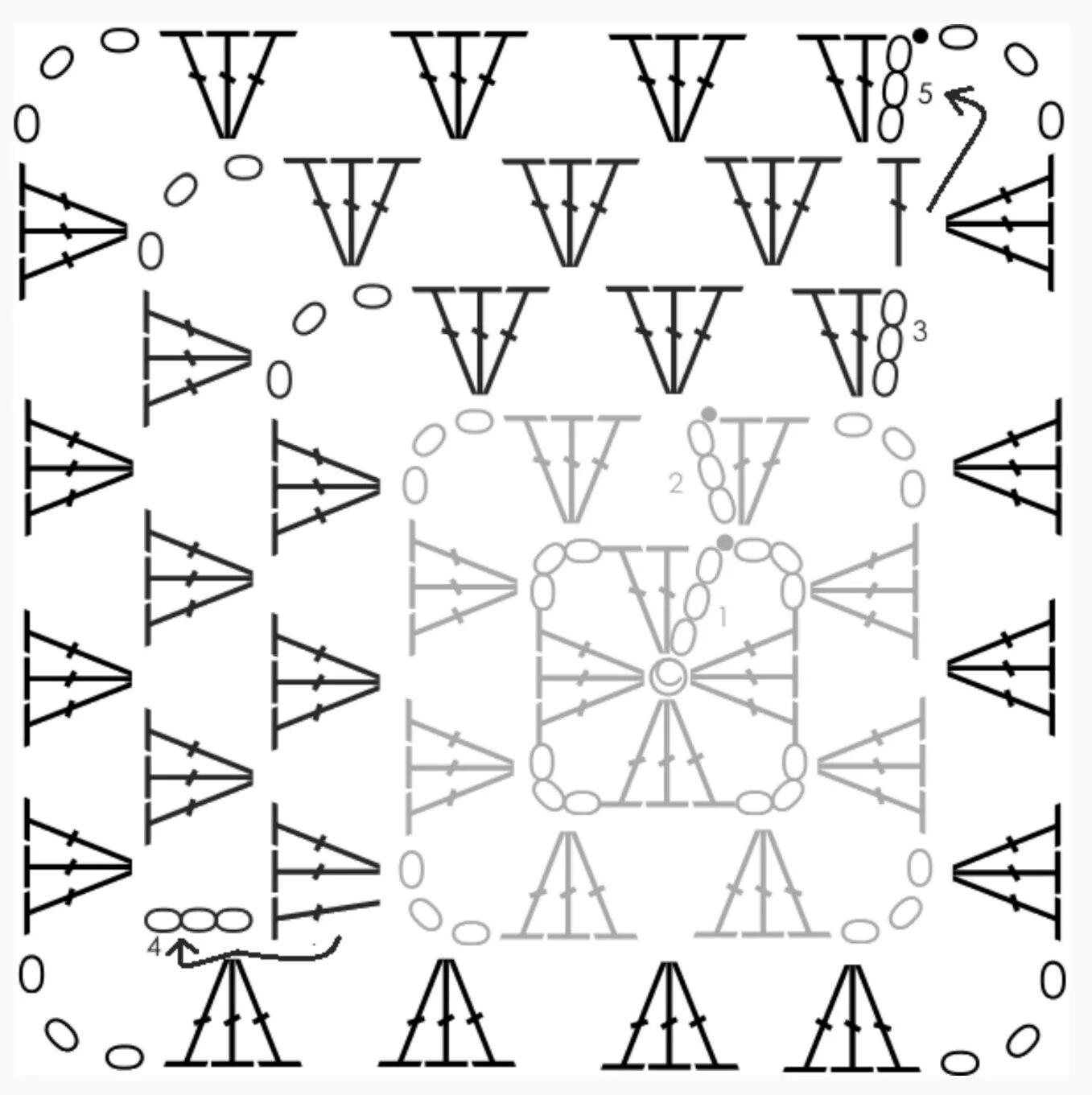 Бабушкин квадрат крючком 3д схемы. Бабушкин квадрат схемы вязания крючком. Узор Бабушкин квадрат крючком схема. Бабушкин квадрат 3д крючком схемы для пледов. Вязание крючок бабушкин квадрат описание